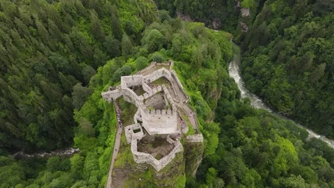 Bird's Eye Castle View Stock Footage 333070111