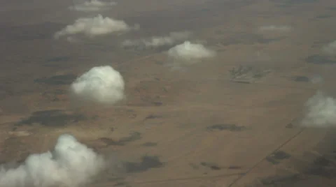 Birds eye clouds above Egypt 動画素材 38507282