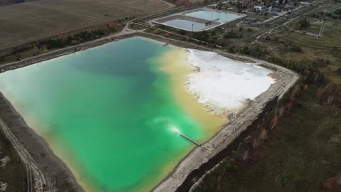 Bird's-eye. Environmental pollution problem concept. Ecological catastrophy. Video stock 165987883