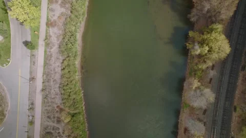 Bird's Eye River Run Vidéo 255869840