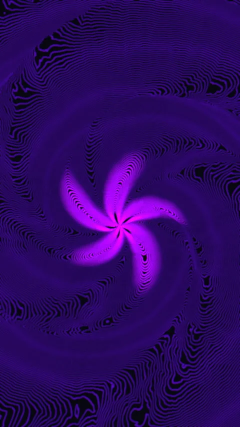 Bird's-Eye View of Abstract Chrome Vortex, Vertical Video 9:16 4K 스톡 동영상 336745609