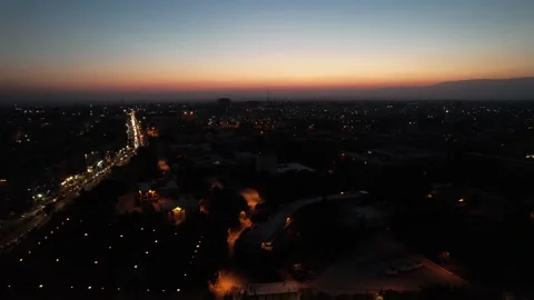 Bird’s Eye View of Aleppo Streets Stock Footage 313267872
