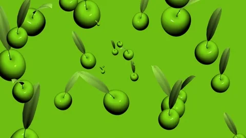 A birds-eye view of apple Stock Footage 242741170