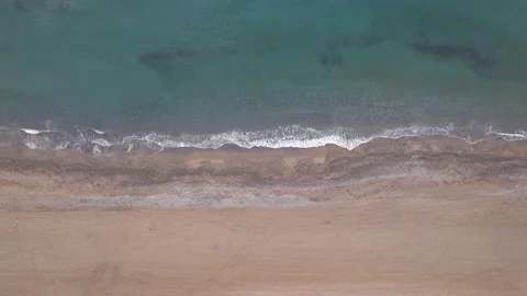 Birds eye view of the beach Stock Footage 232982941