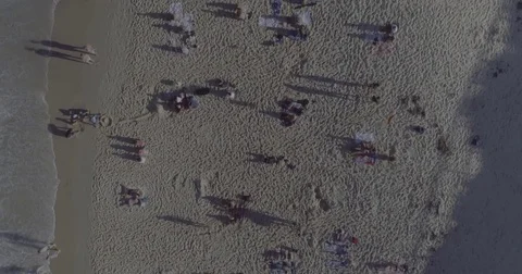 Birds eye view of Bronte Beach. Sydney Australia. Stock-Footage 78472143