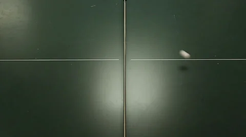 A birds eye view of a game of table tennis Video stock 36814483