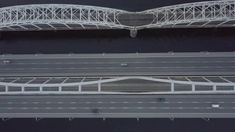 Bird's eye view of the hightway 動画素材 76581178
