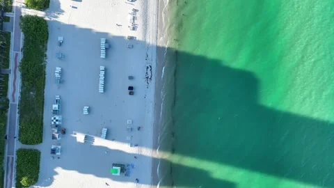 Bird's Eye View Miami Beach Video stock 248999959