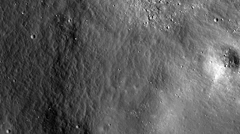 Bird's eye view of the moon surface Video stock 54474233