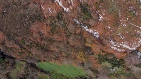 Bird's Eye View Of Mountains During Autumn Vídeos de archivo 298914951