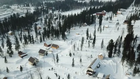 Bird's eye view of the mountains4 Stock Footage 88231010