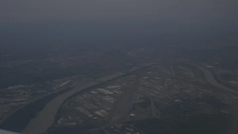 Birds Eye View Of Multiple Bridges Stock Footage 118616369