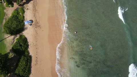 Birds Eye View Ocean Stock Footage 166249476