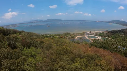 Bird's-eye view over Stock Footage 127006434