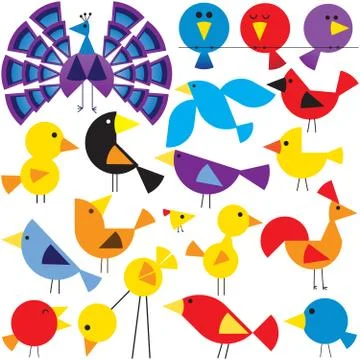 Birds Stockillustratie