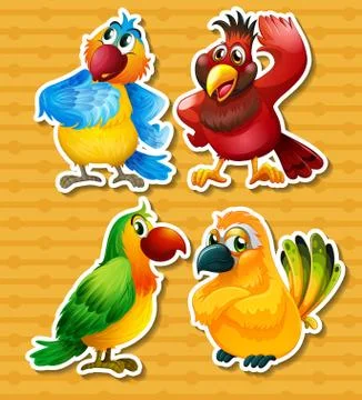 Birds Stock Illustration