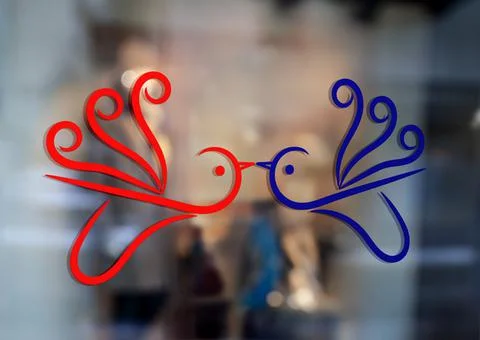 Birds Logo Stock Illustration