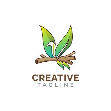 Birds logo Stock Illustration