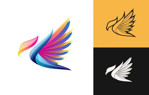 Birds logo Stock Illustration