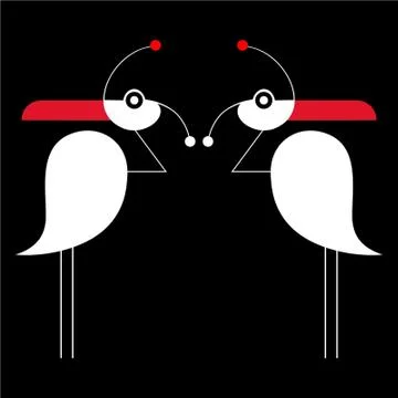 Birds pattern for printing or Laser cut cnc panel design for metal, Stock Illustration