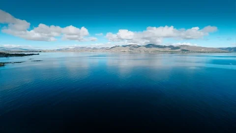 Birds on Sevan lake Stock Footage 102003205