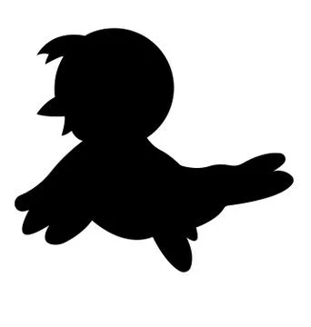 Bird's Silhouette Vector EPS 10 Ilustración de archivo