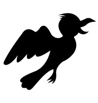 Bird's Silhouette Vector EPS 10 Ilustración de archivo