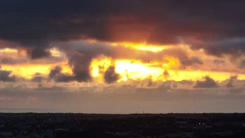 Birds Sunset 2 Video stock 188502551