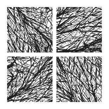 Birds in the trees Stock Illustration