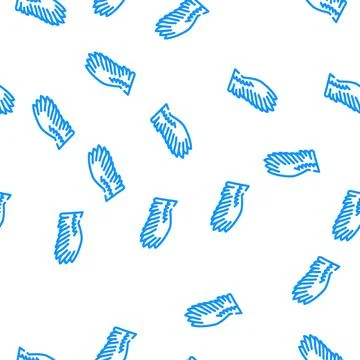 Birds wing vector seamless pattern Illustrazione stock