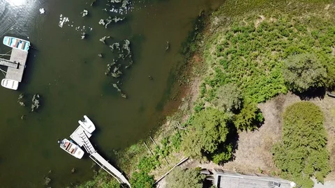 Birdseye Bay edge views 動画素材 92965446