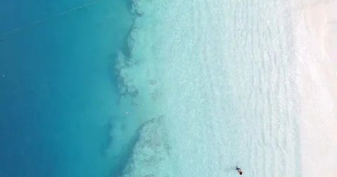 BIRDSEYE BEACH 스톡 동영상 105075193