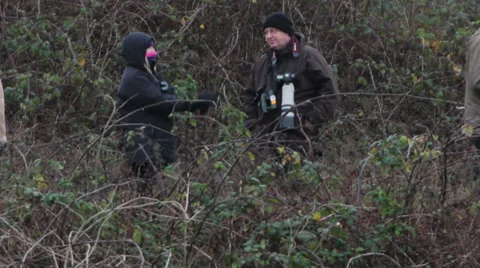 Birdwatcher 07 Stock Footage 33842155