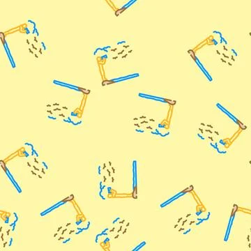 Birdwatching spring vector seamless pattern 스톡 일러스트
