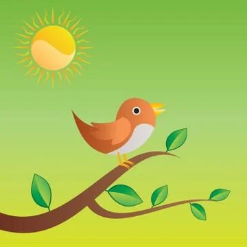 Birdy Stock Illustration