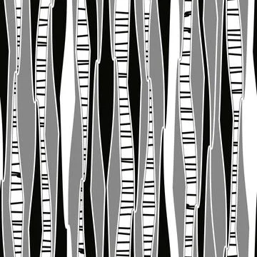 Birke seamless pattern, stilized vector graphic birch Copyright: xZoonar.c... Stock Photos