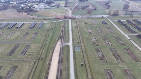 Birkenau Concentration camp Stock Footage 263865109