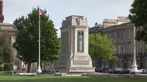 Birkenhead War Memorial Stock Footage 79973685