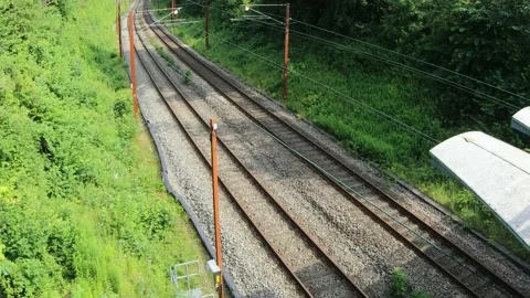 Birkerød village in Denmark Stock Footage 165103492