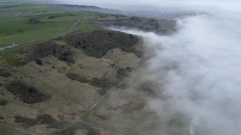 BIRLING GAP - Seven Sisters and Beachy Head Stock Footage 261237472