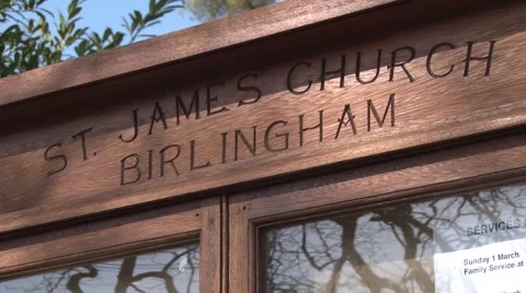 Birlingham Churchyard Vídeo Stock 47710235