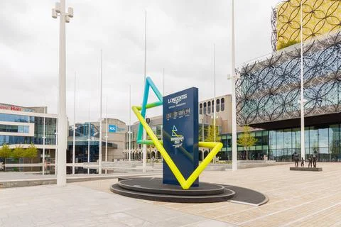 Birmingham 2022 Commonwealth Games Countdown Clock 스톡 사진