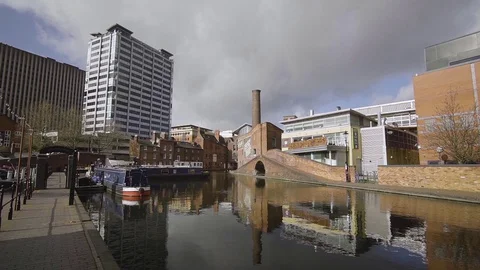 Birmingham Canal Video stock 129546690