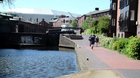 Birmingham Canals Video stock 49938439