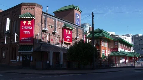 Birmingham Chinatown Stock Footage 76200686