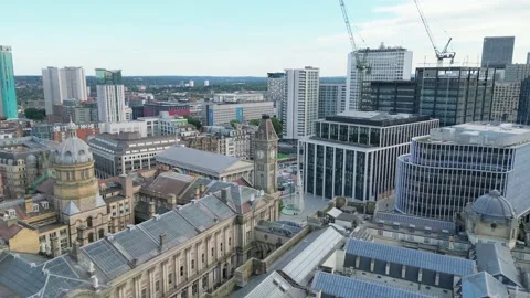 Birmingham Clock Stock Footage 197763798