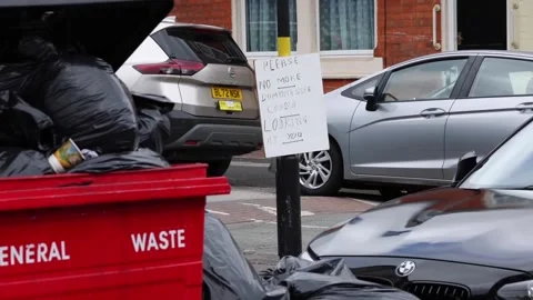 Birmingham garbage workers mark six months on strike, BIRMINGHAM, GB - 10 Sep 20 Video stock 316780548