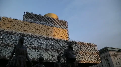 Birmingham Library, UK Stock Footage 59555190
