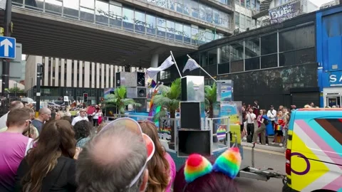 Birmingham Pride Parade March Stock Footage 276324836