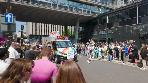 Birmingham Pride Parade March Stock Footage 276325049